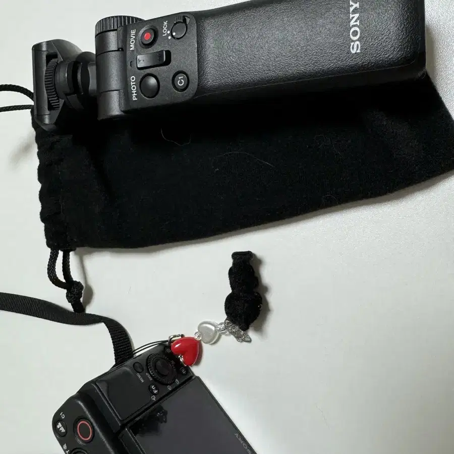 SONY zv-1 카메라 슈팅그립 카메라 파우치 가방 (일본판)