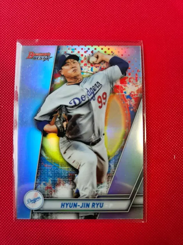 류현진 2019 Bowman Best 리플렉터 카드