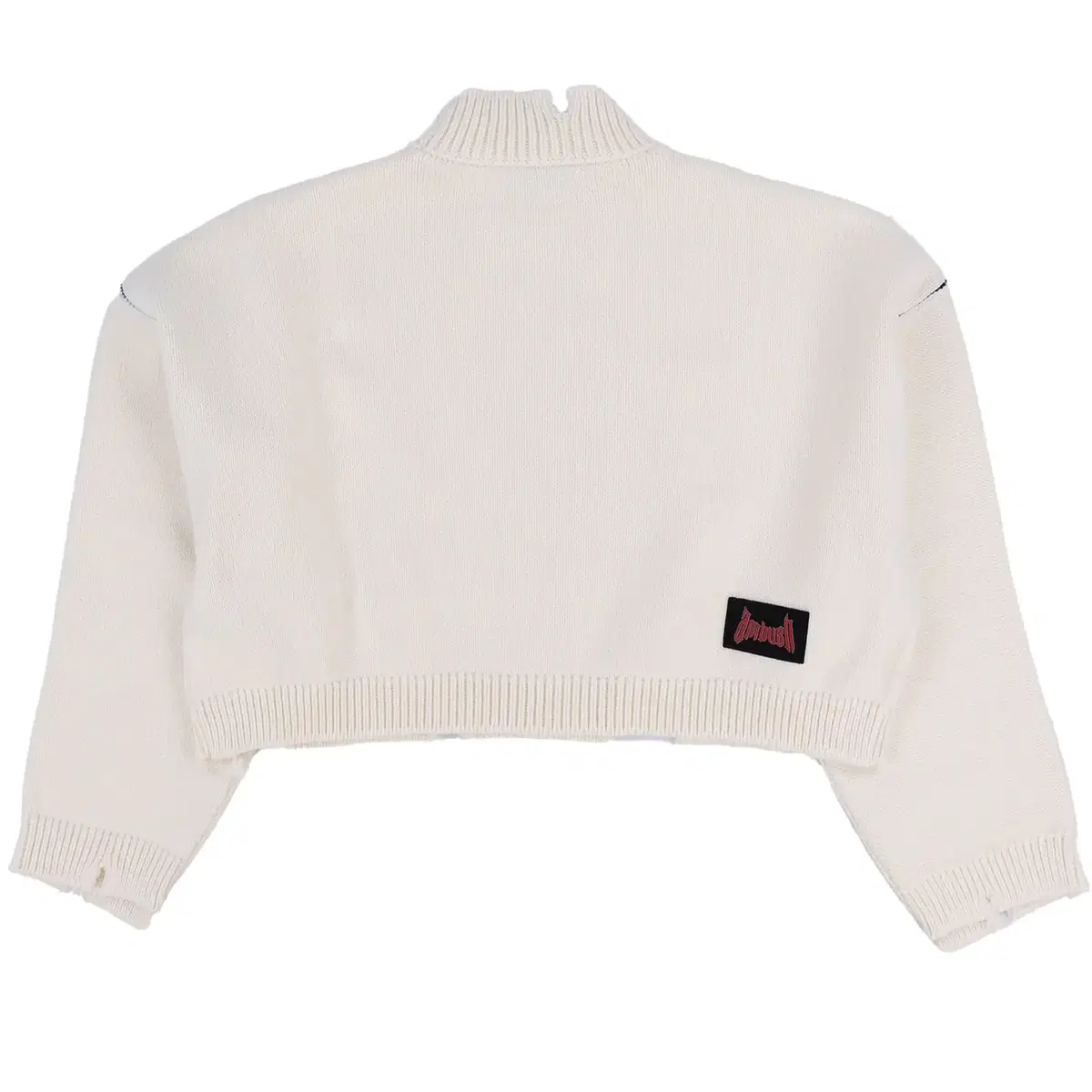 AMBUSH 앰부쉬 FELTED KNIT MOCKNECK / WHT