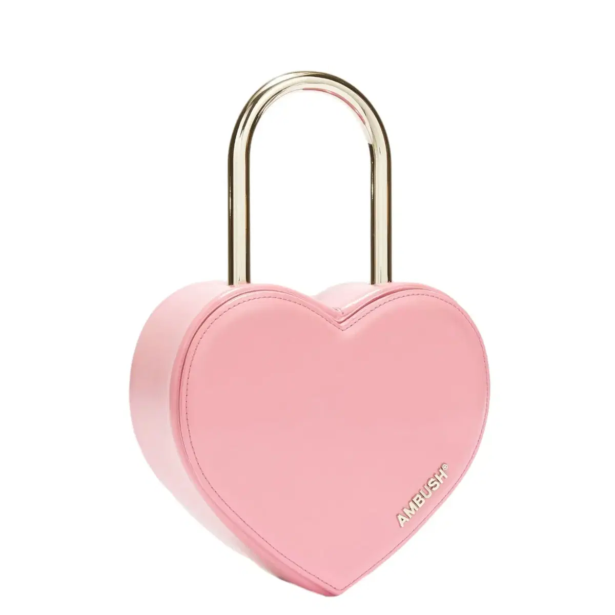 AMBUSH 앰부쉬 HEART PADLOCK BAG / GLICINE