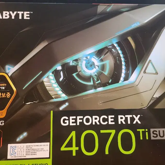 기가바이트 이글 RTX4070TI SUPER 팝니다