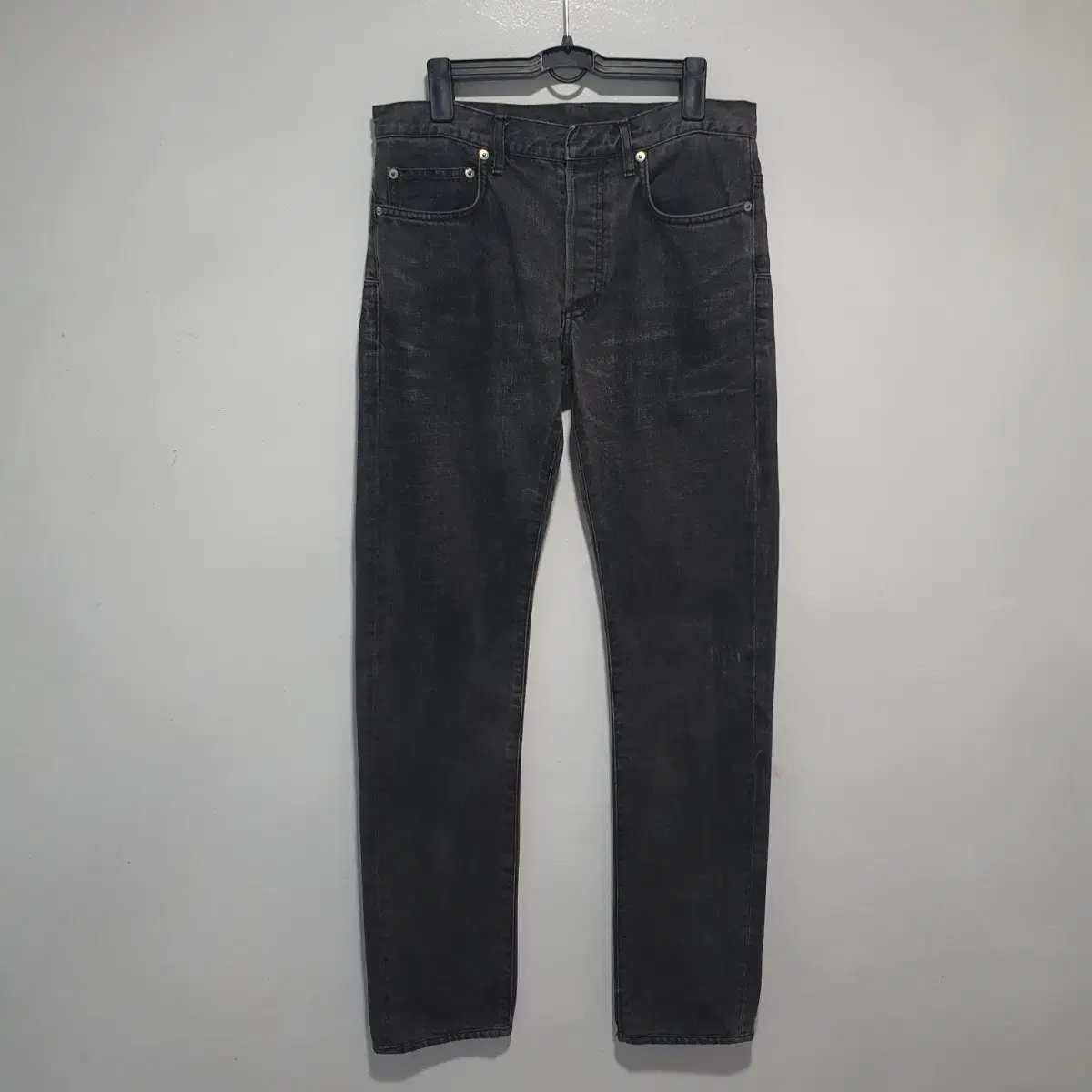 29) DIOR Dior Homme Eddie jin Dark Blue Denim Pants Washed Jeans Rare