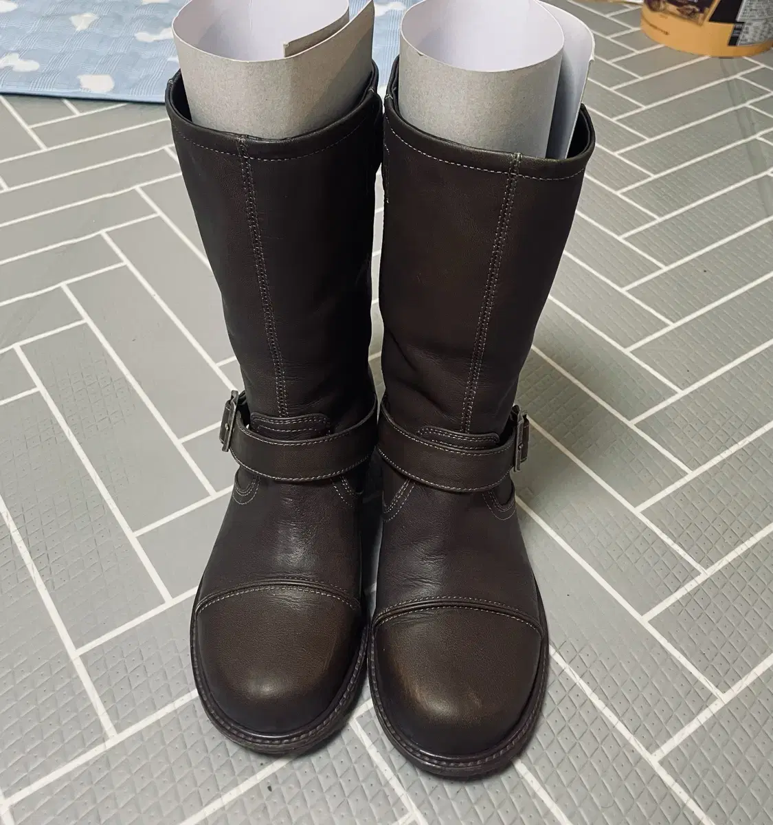 호와스 DUMBLE MID BOOTS (BROWN)230