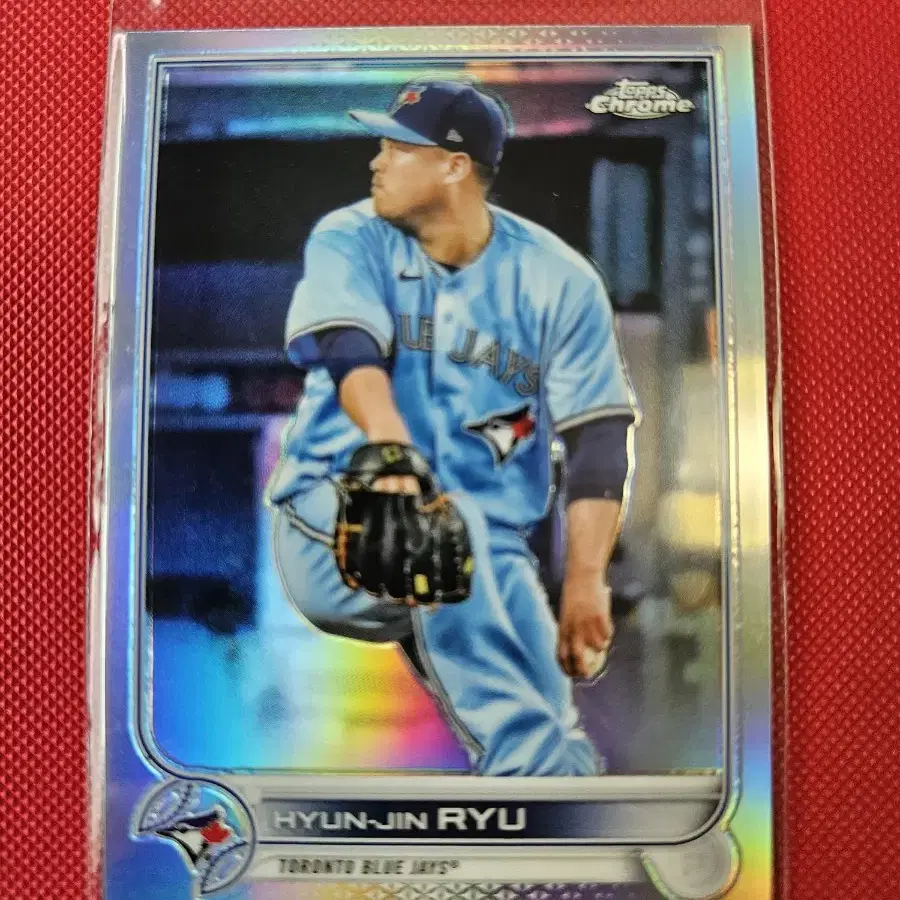 류현진 2022 Topps Chrome 리플렉터 카드