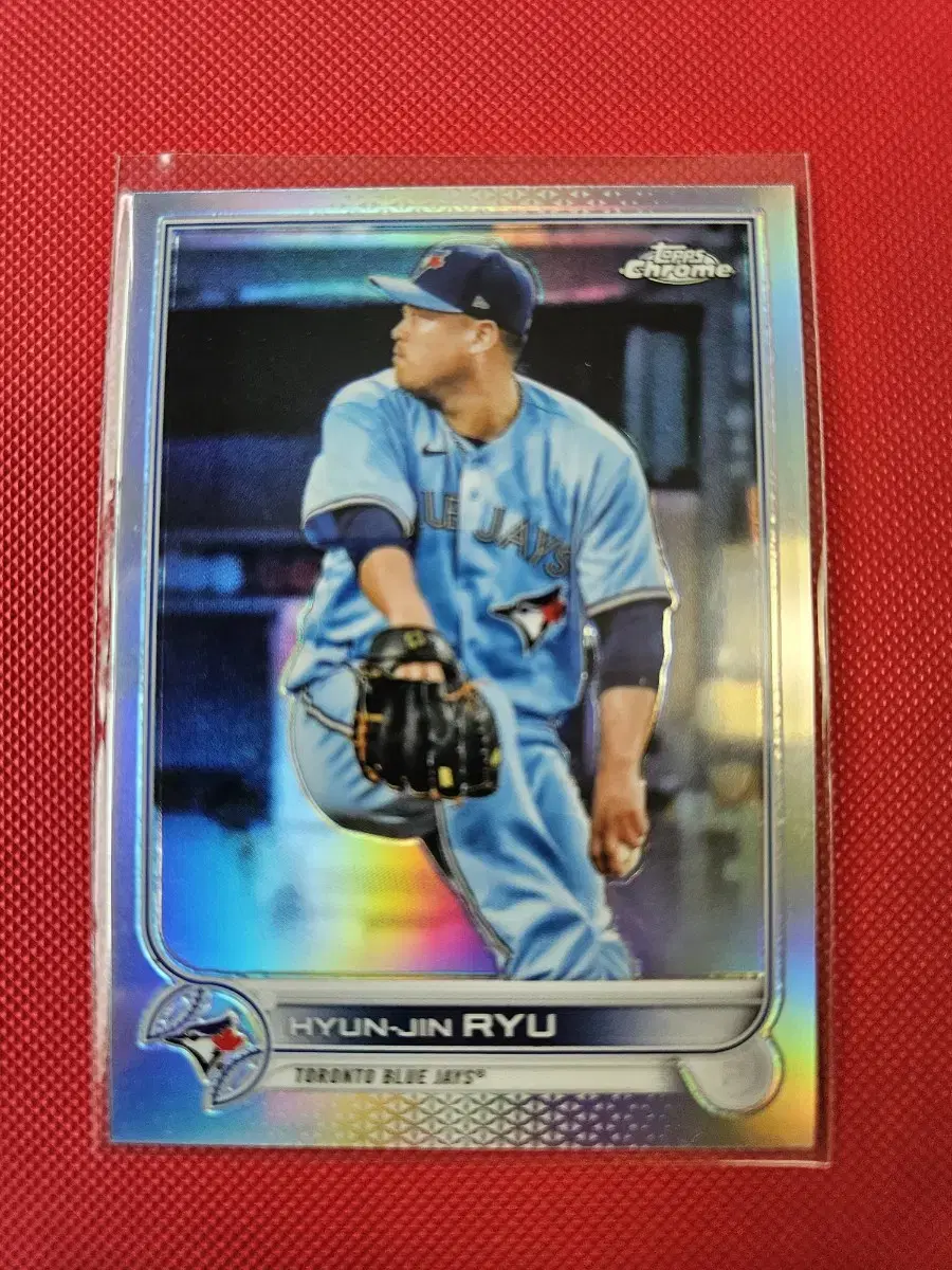 류현진 2022 Topps Chrome 리플렉터 카드