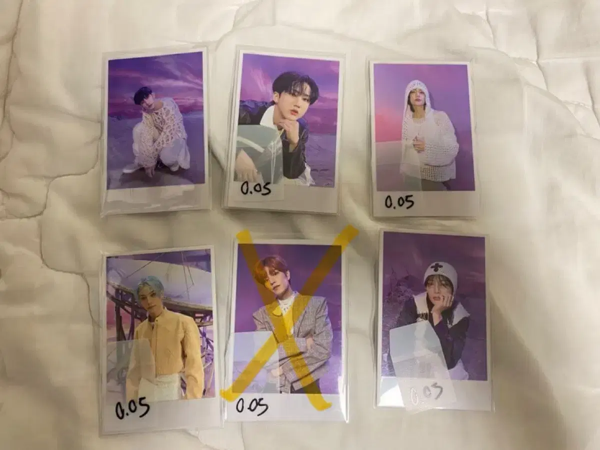 Straykids bang chan changbin hyunjin felix seungmin i.n Rock polaroid photocard WTS