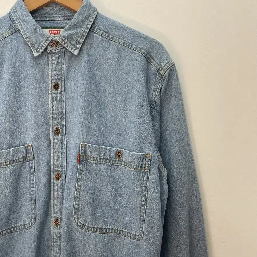 (M) 90s Levi's 리바이스 데님 셔츠