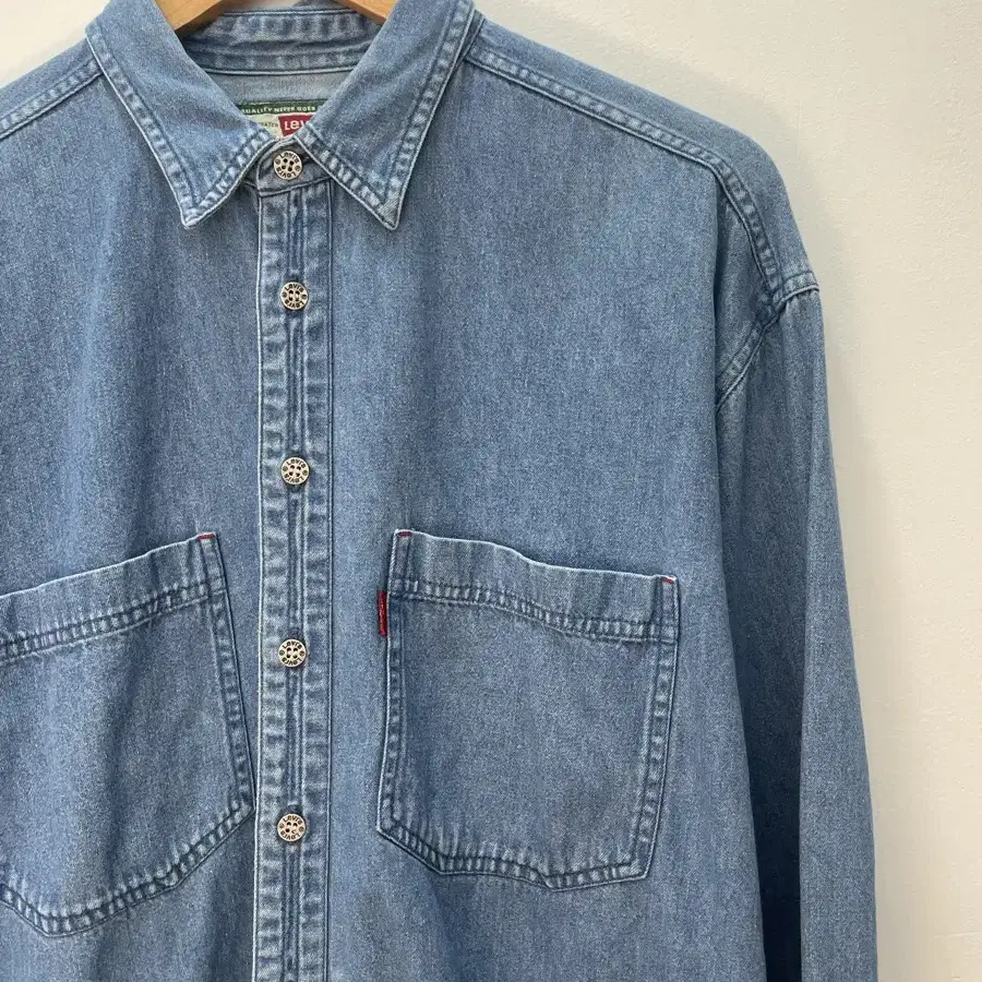 (M) 90s Levi's 리바이스 데님 셔츠