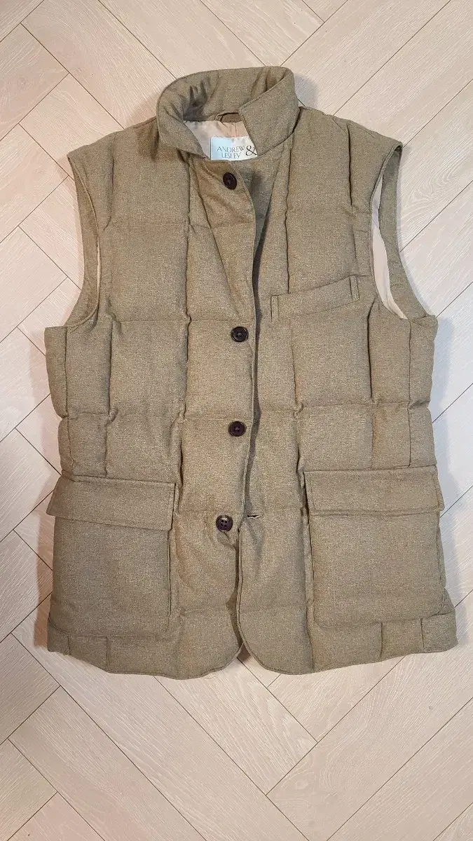 Andrew & Leslie Goose Down Puffer Vest