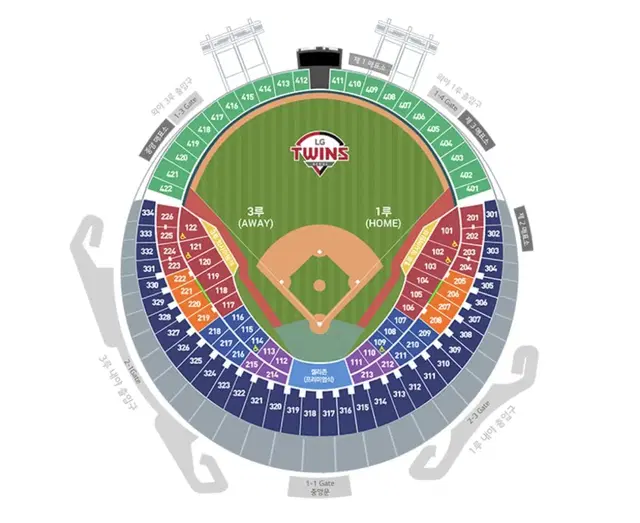 9월 22일 (일요일) lg트윈스 vs 두산베어스 3루 오렌지