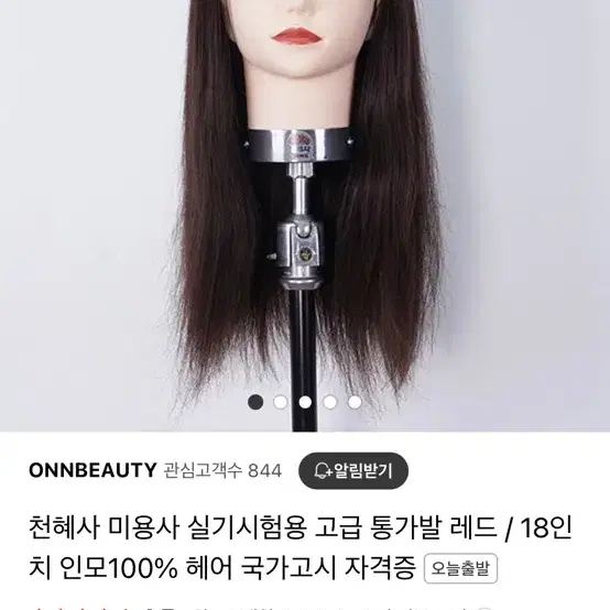 천혜사 헤어 실기용 통가발