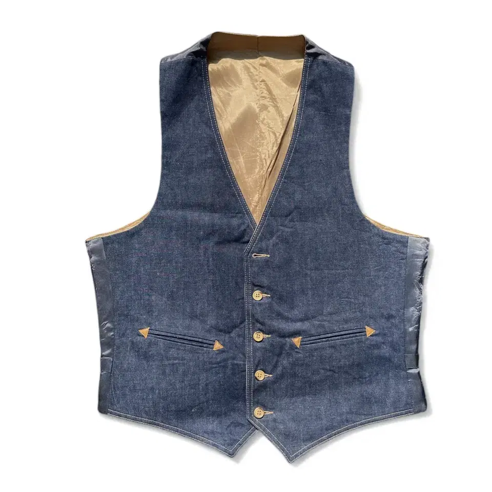 Vintage Western Classic Denim Vest