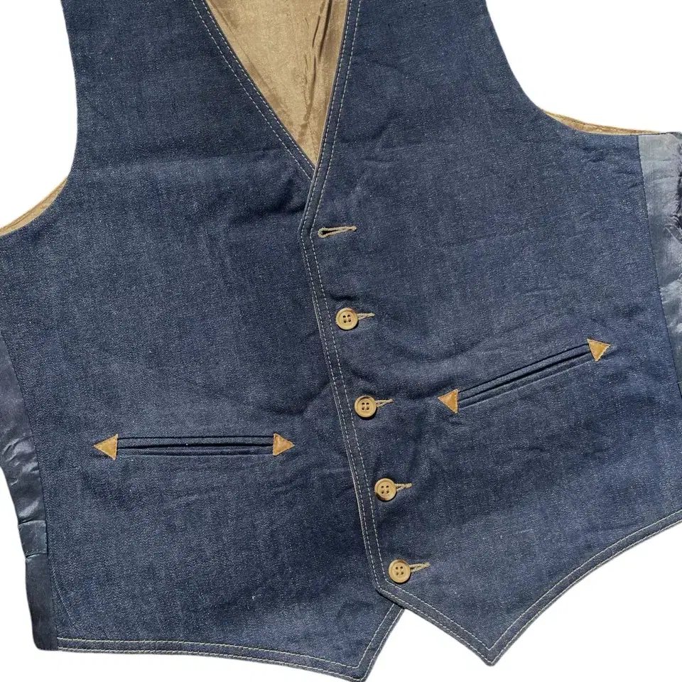 Vintage Western Classic Denim Vest