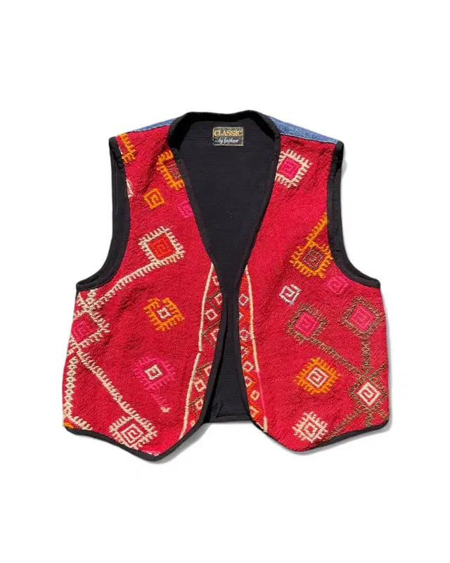 Vintage Ethnic Pattern Vest