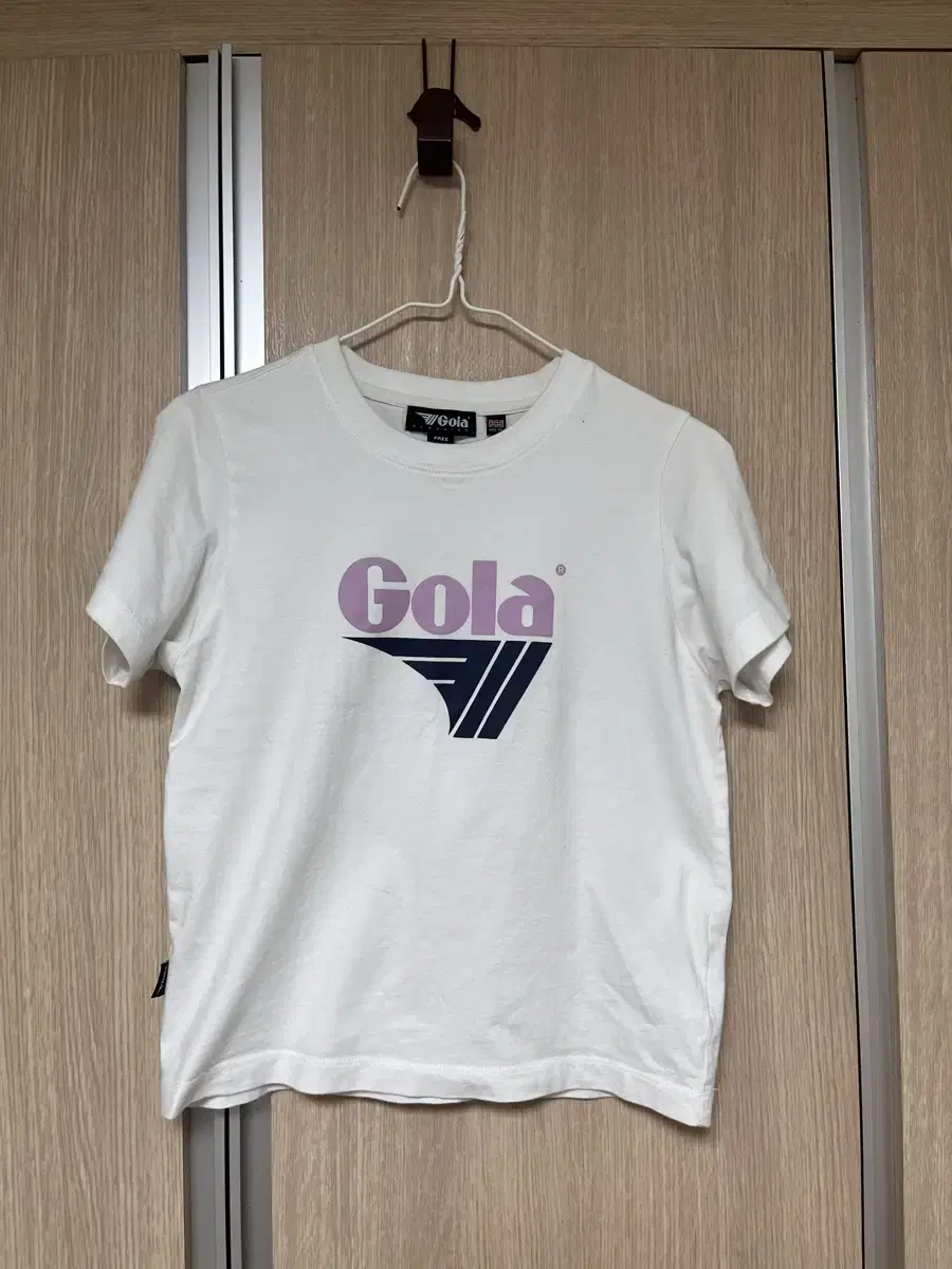 Gola 크롭 반팔티 free size