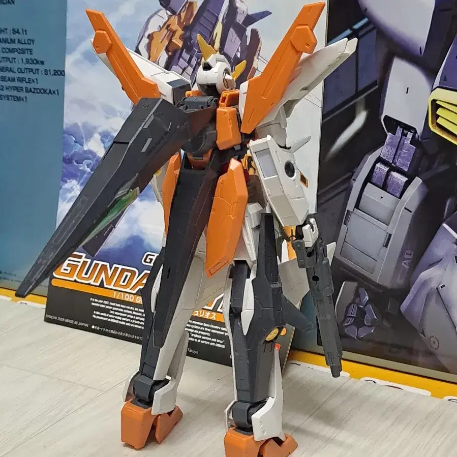 1/100  KYRIOS 건담 가조립