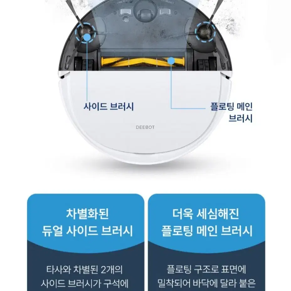 (미개봉부산)에코백스 디봇 로봇청소기 N10 플러스 화이트 추석명절선물