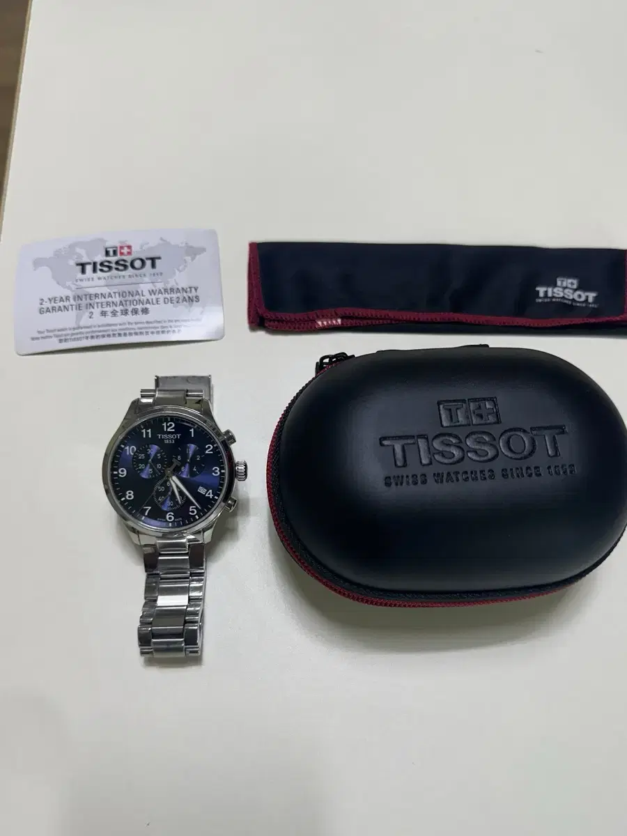 Tissot ChronoXL blue plate