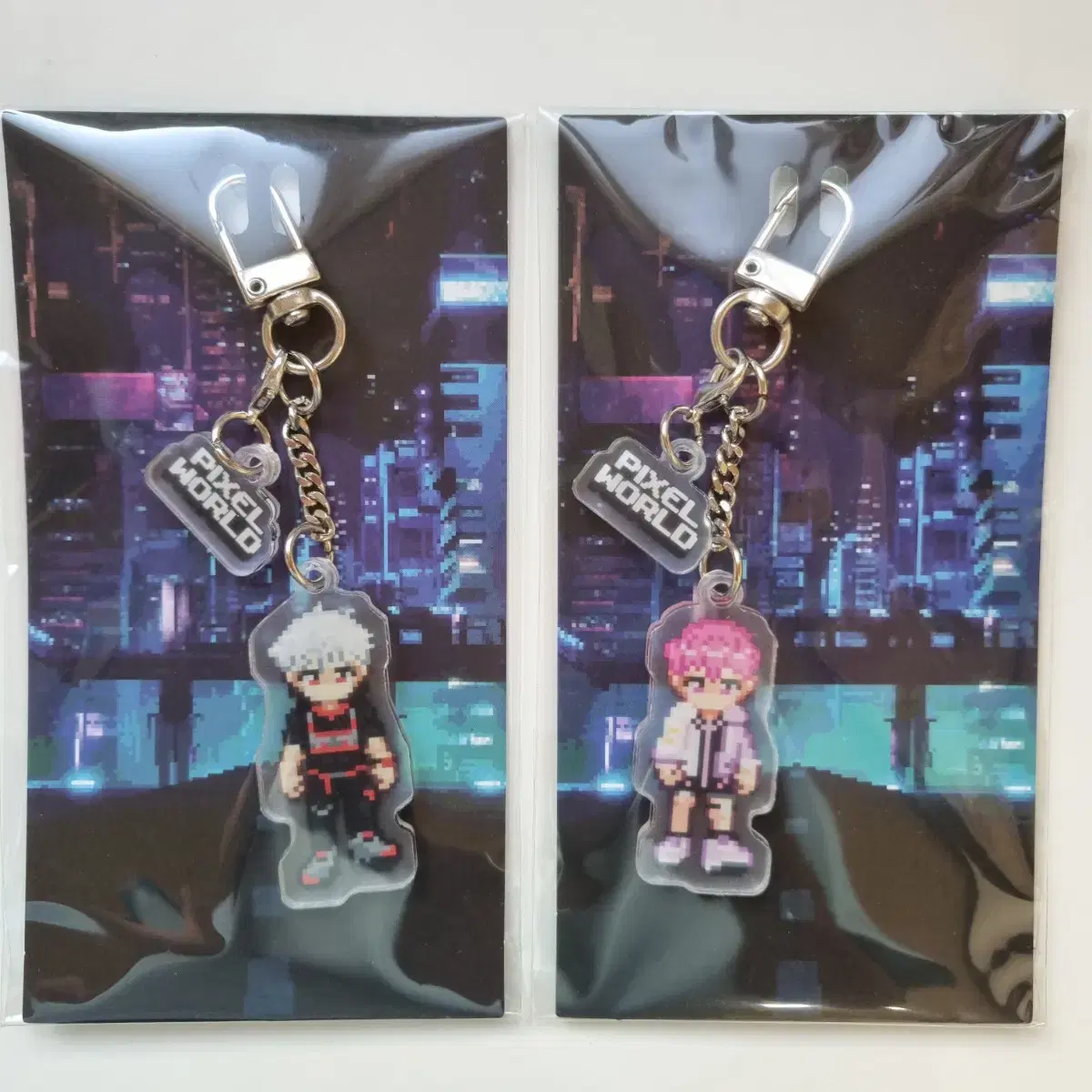 Plave Pixelworld acrylic keyring eunho Bamby