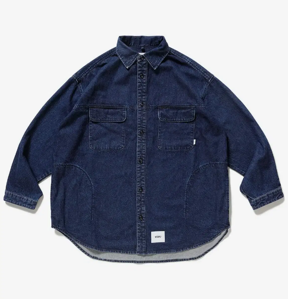 [M] Double Tap WCPO Denim Overshirt bloo 22AW