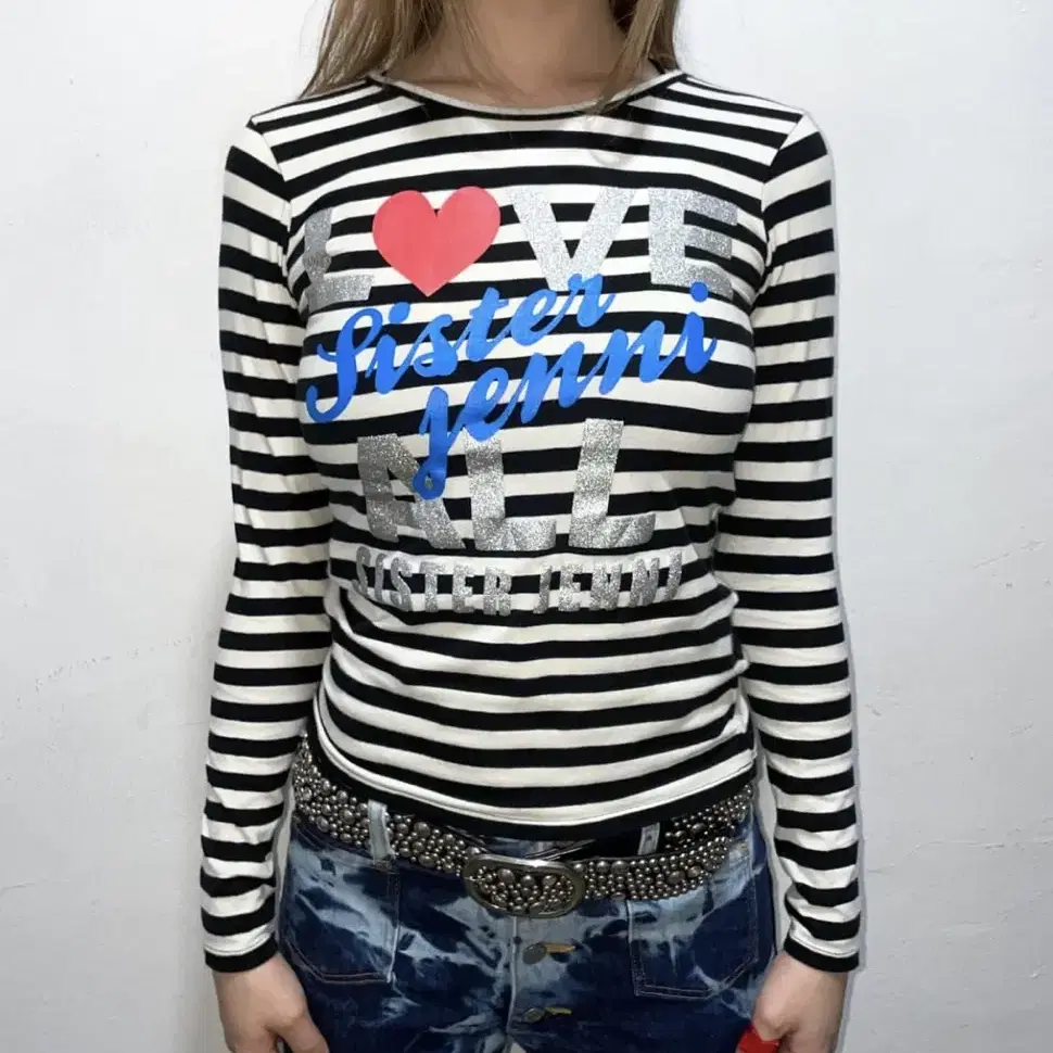 vintage stripe long sleeve t shirt