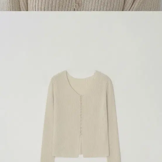 moia 모이아 ribbed cardigan 새상품