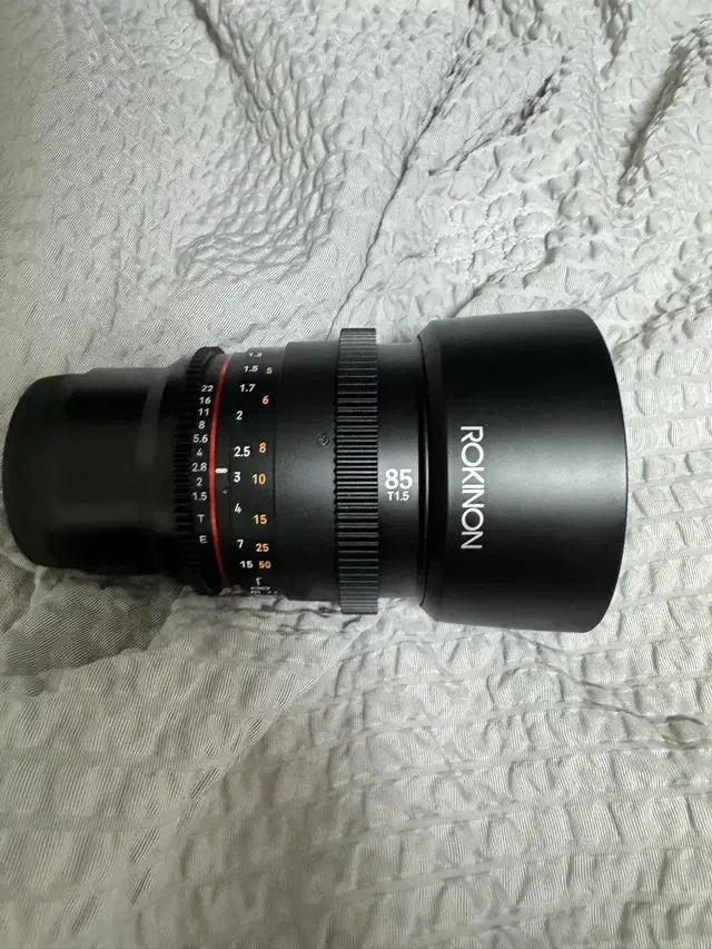 삼양 Rokinon 85mm T1.5 소니 풀프레임 소니FE 시네렌즈