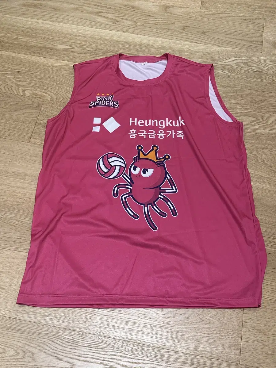 Heungkuk Life Volleyball Team Pink Spider T-Shirt