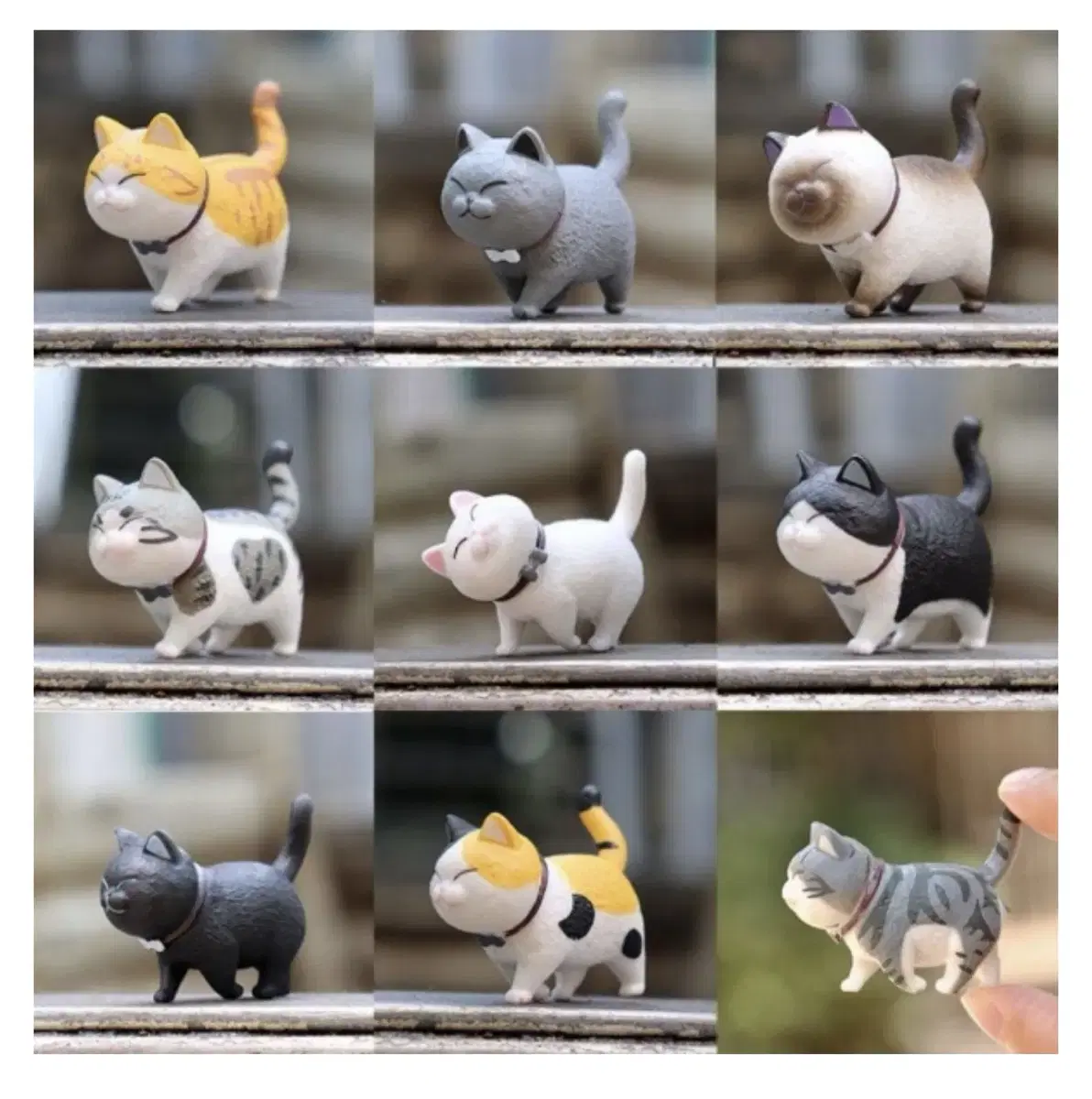 New*9 Cat Figures