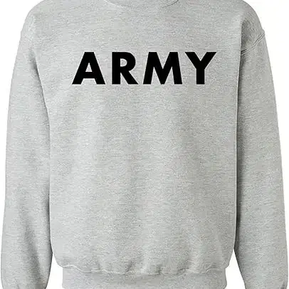 Gildan Army Printed CrewNeck SweatShirts