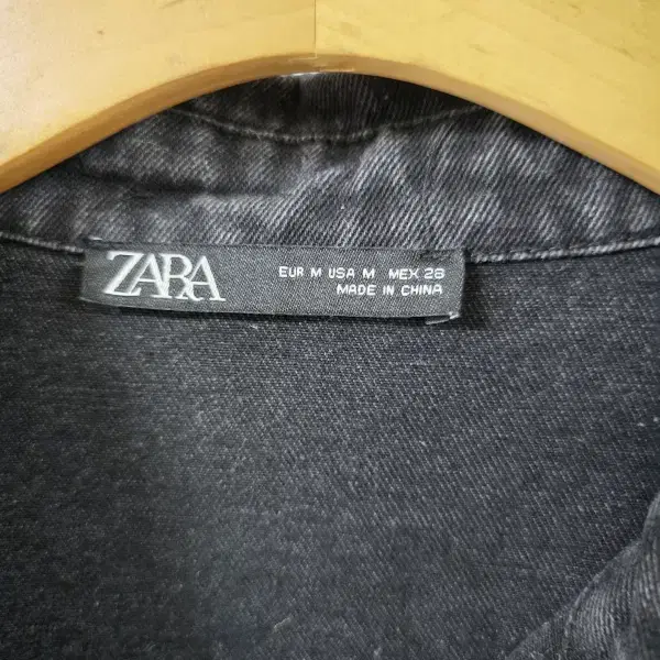 ZARA 자라 블랙 청 박시자켓 M