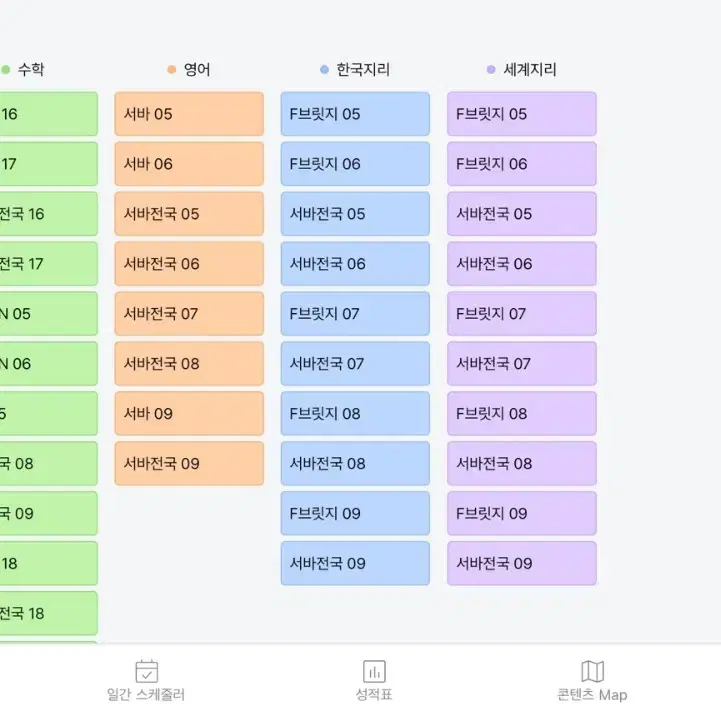 시대인재 서바이벌 수학