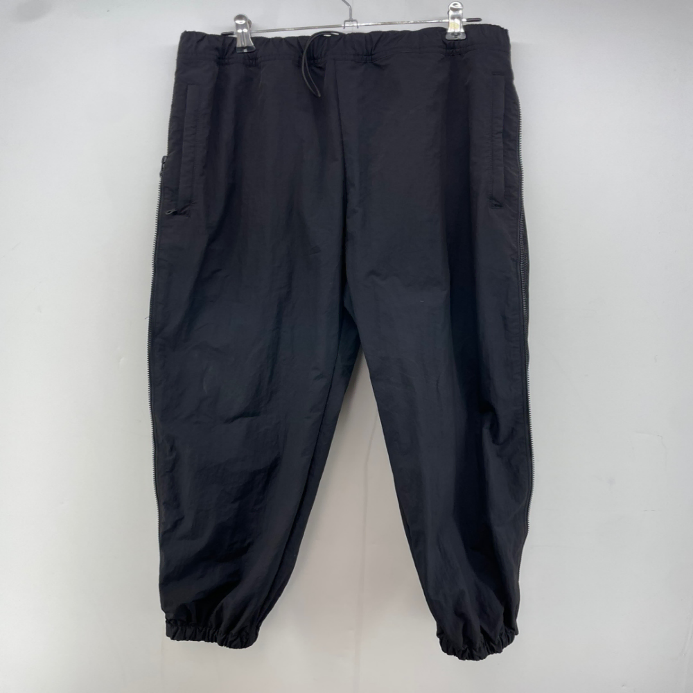 [Used] Medium NSAD Track Pants Zipper Pants Vintage Black Jogger Pants