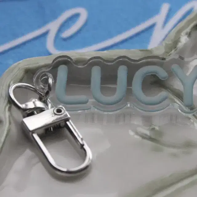 LUCY 루시 비공굿 로고 키링