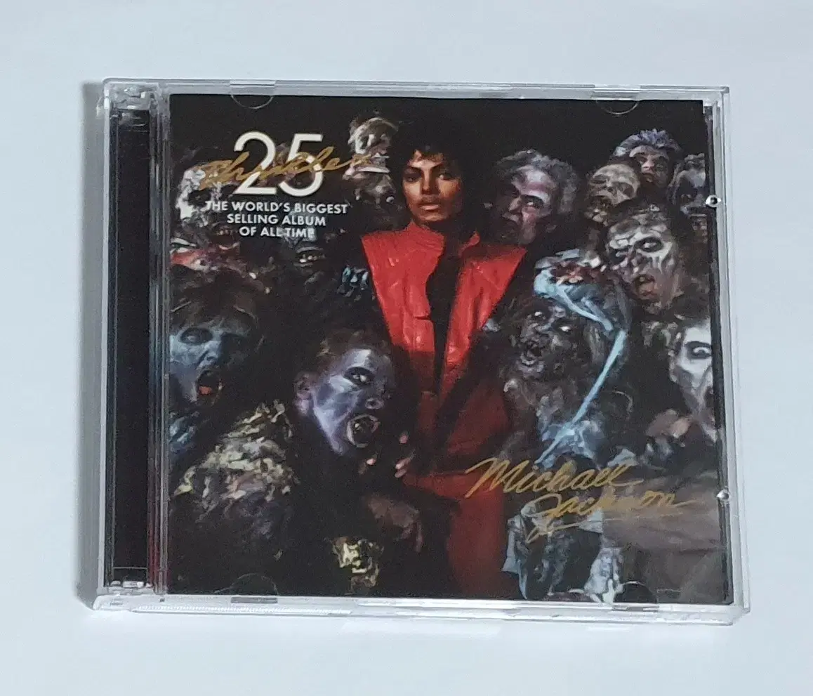 마이클 잭슨 Thriller 25주년 3,500장 한정반 앨범 시디 CD