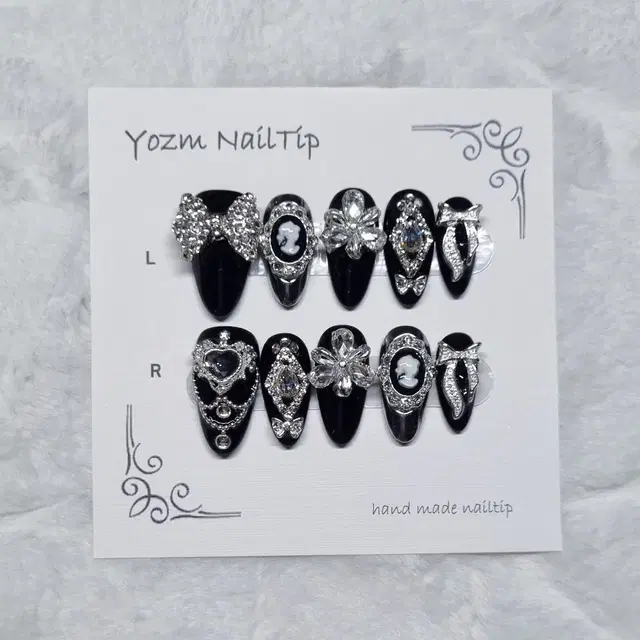 Yozm NailTip 블랙미러올파츠