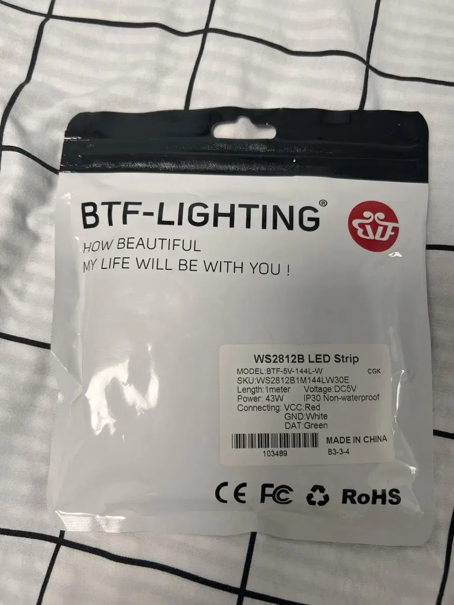 RGB LED 스트립 1미터