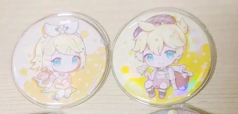 Bokaro Vocaloid Kagamine Rin Ren AnyPlus Collaboration Cafe CanBadge