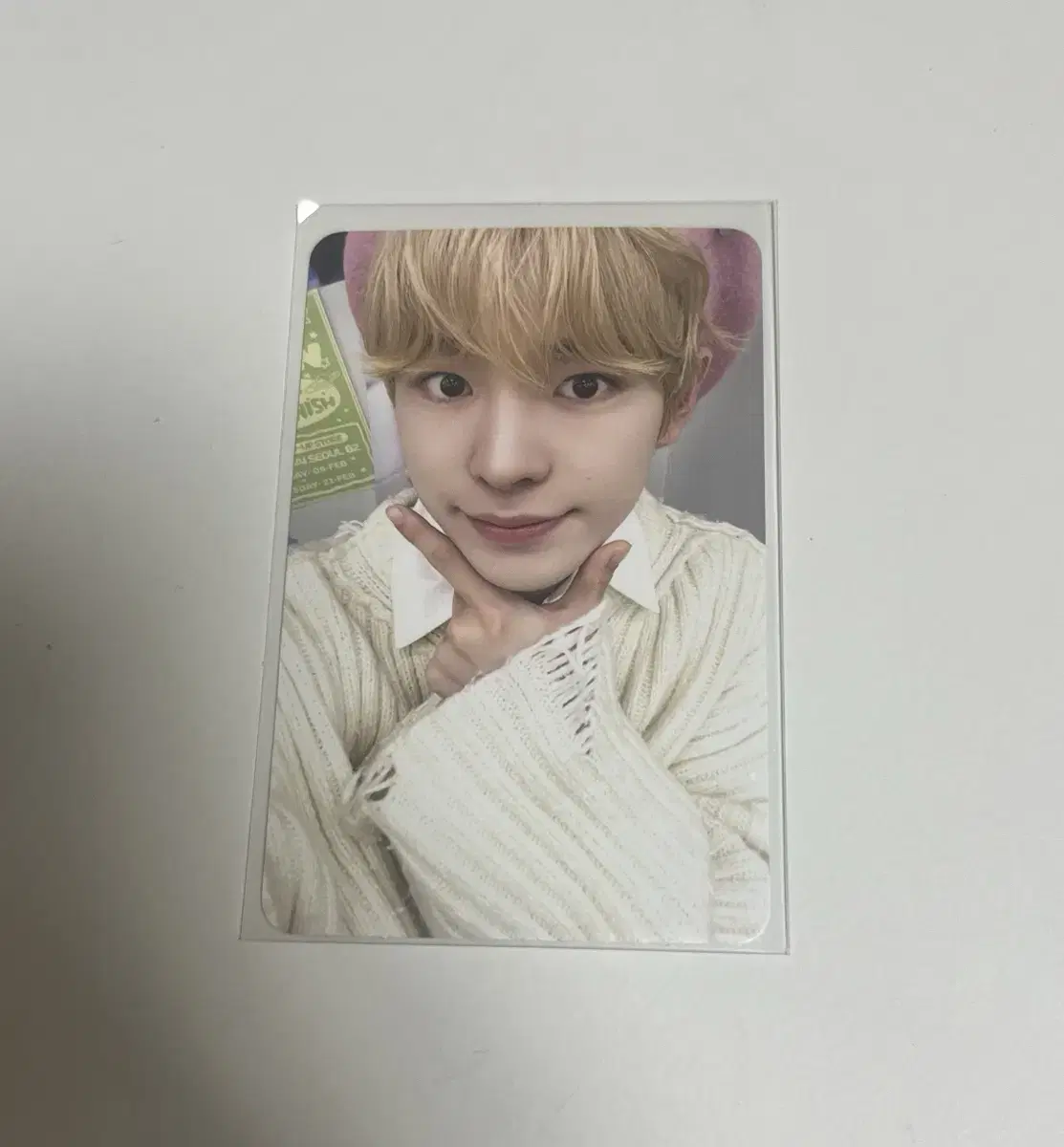 NCT Wish Uushi Chuu Cushion photocard Transfer