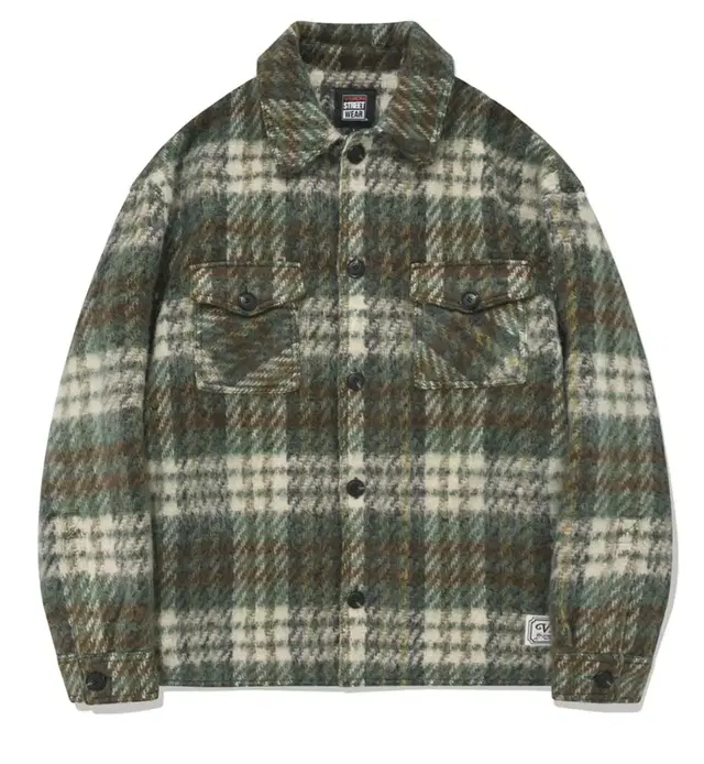 비전스트릿웨어 VSW padded check 자켓