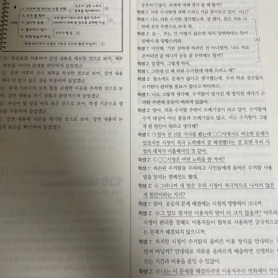 수능 기출 화작