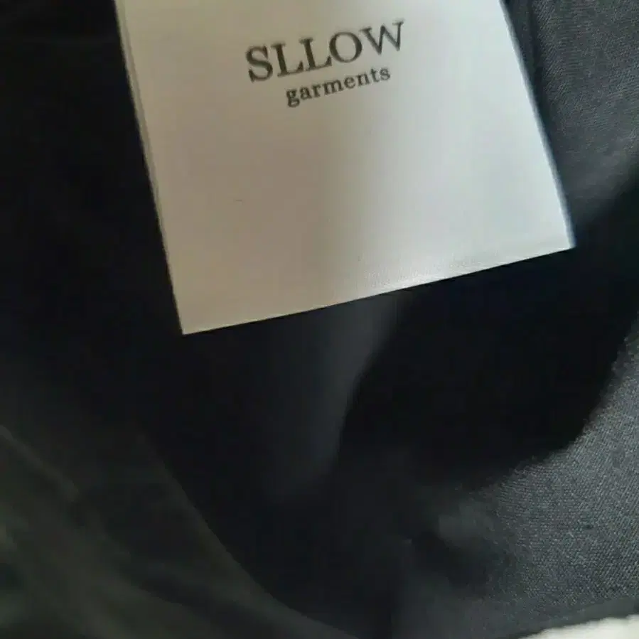 SLLOW Garments 블랙 퍼프소매 롱 원피스, 55~66(날씬)