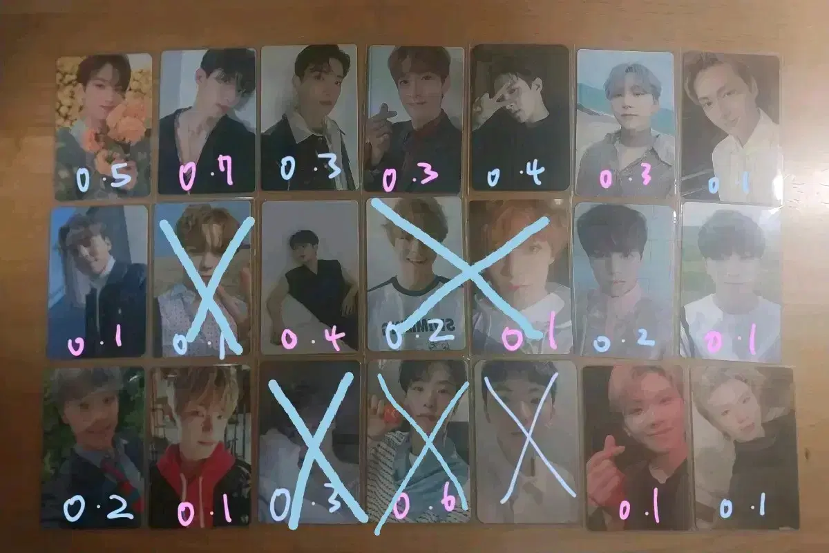 SeventeenPhotocard dk joshua vernon dino seungkwan woozi zuu