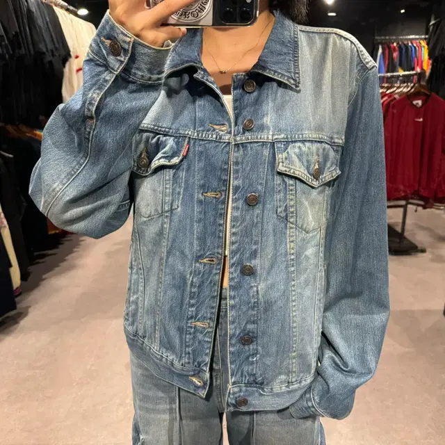 (734) LEVIS 리바이스 데님 자켓 중청