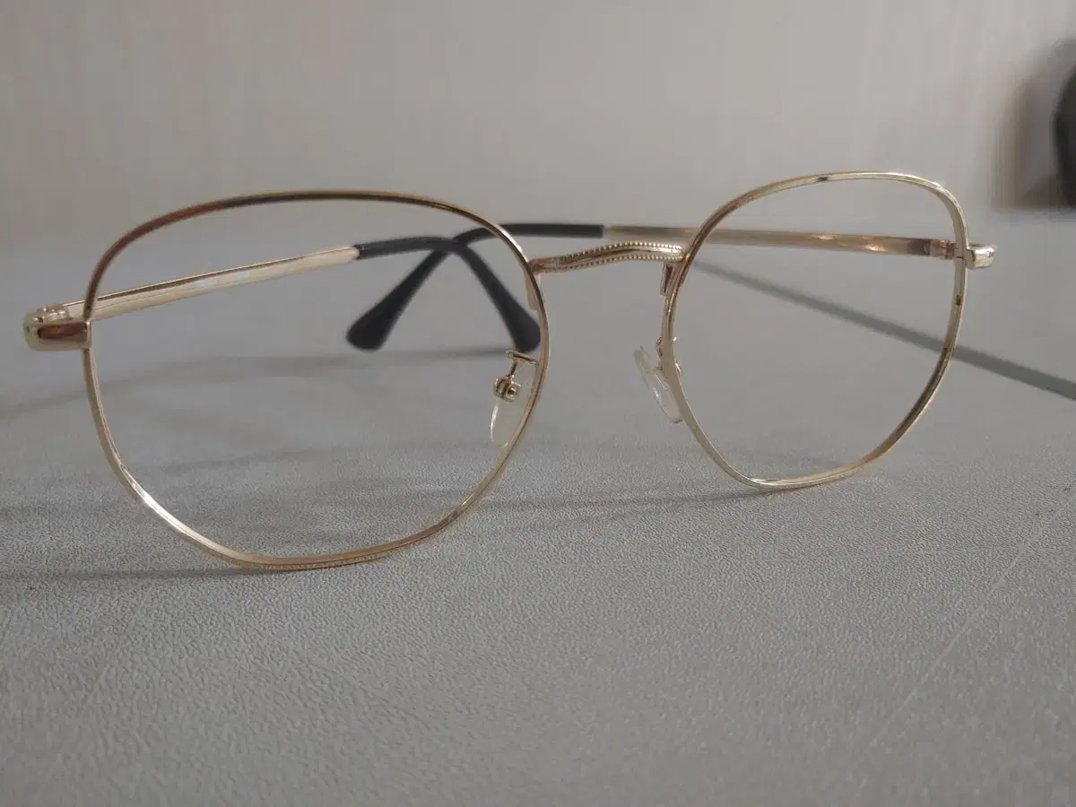 (New) Gold Eyeglass Frame, Glasses, Big Size Glasses