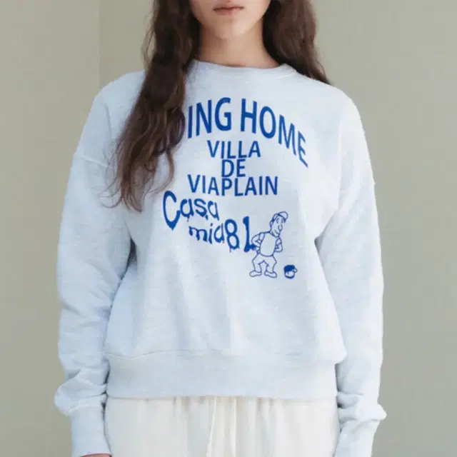 비아플레인 Via Going home sweat shirt 판매