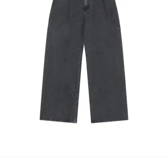 미세키서울 Pocket denim wide pants 차콜