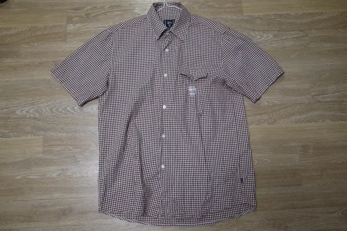 Stussy Check Pocket Vahn Short-Sleeved Shirt