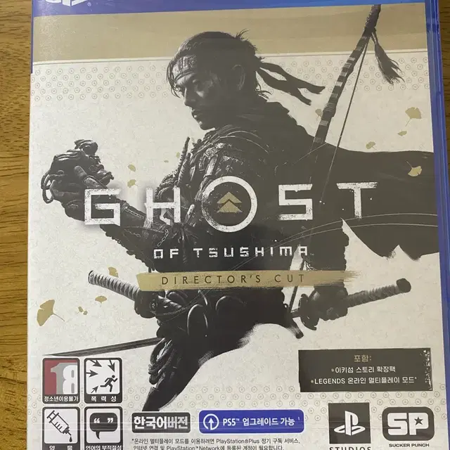 PS4 고스트 오브 쓰시마 디렉티스컷 한글 미개봉 무료배송