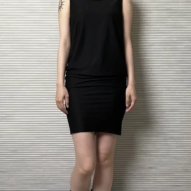 헬무트랭 미니 원피스 helmut lang draping dress